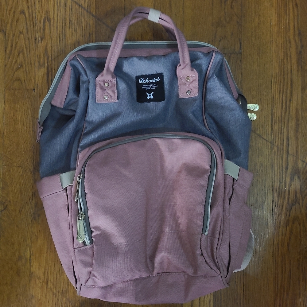 Dokoclub diaper bag/backpack large capacity waterproof